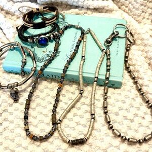 Men’s Boho Beach Surfer 6 Piece Jewellery Lot